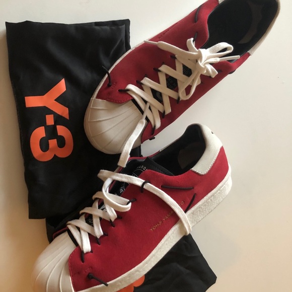 Adidas Y-3 Super Knot Chili Pepper & White Sneaker main image 5